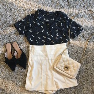 Off-white super high waist shorts